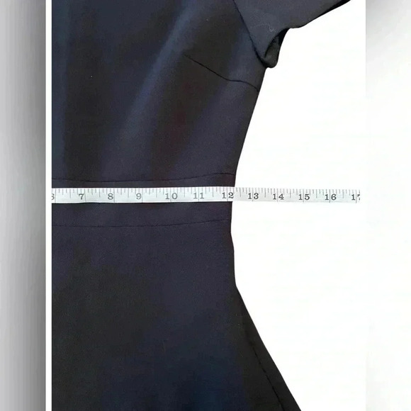 Kate Spade Black Fit and Flare Dress Size 00 - Picture 7 of 12